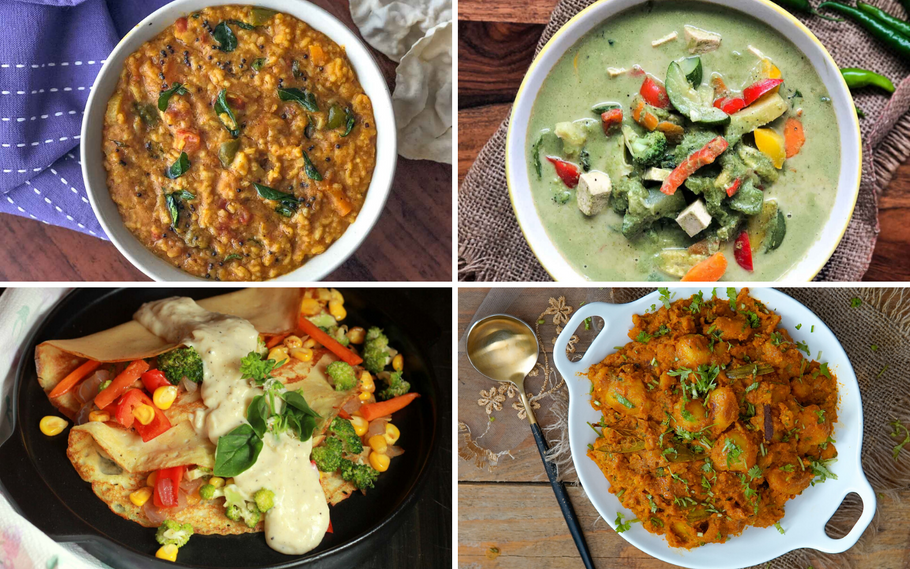 Weekly Meal Plan - Whole Wheat Pita, Quinoa Pulao, Lemon Rasam, and More